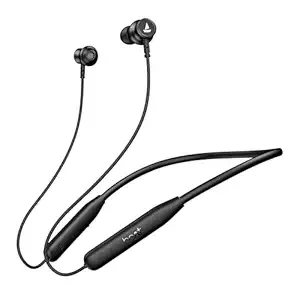 boAt Rockerz 113, 40H Battery, Dual Pair, Fast Charge, ENx Tech, Stream Ad Free Music via App Support, Magnetic Buds, Bluetooth Neckband, Wireless with Mic in Ear Earphones (Active Black) Visit the boAt Store