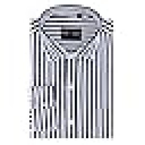 MARK & ALBERT Men's Striped Full Sleeves Cotton Formal Shirt White | Stylish Shirt for Men